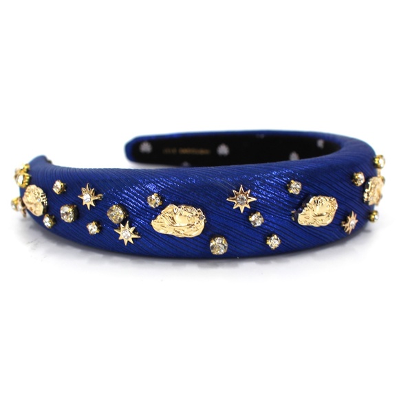 Lele Sadoughi Zodiac  Virgo Alice Headband Blue NWT - Picture 5 of 8